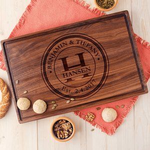 Monogram Cutting Board - Forest Decor